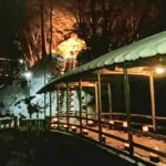 信州｢鹿教湯温泉氷灯ろう夢祈願｣は氷の炎と湯の温もり