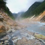 川の渡渉を確認！信州高瀬渓谷最奥の秘湯・湯俣温泉を訪ねる