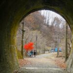 長野旧篠ノ井線廃線敷歩きで線路があった時代にタイムトリップ