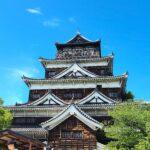 原爆で倒壊！三角州に佇む水堀と石垣の復興のシンボル広島城